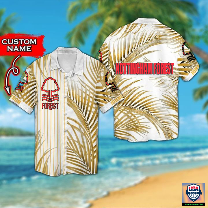 Nottingham Forest FC Custom Name Hawaiian Shirt – Hothot