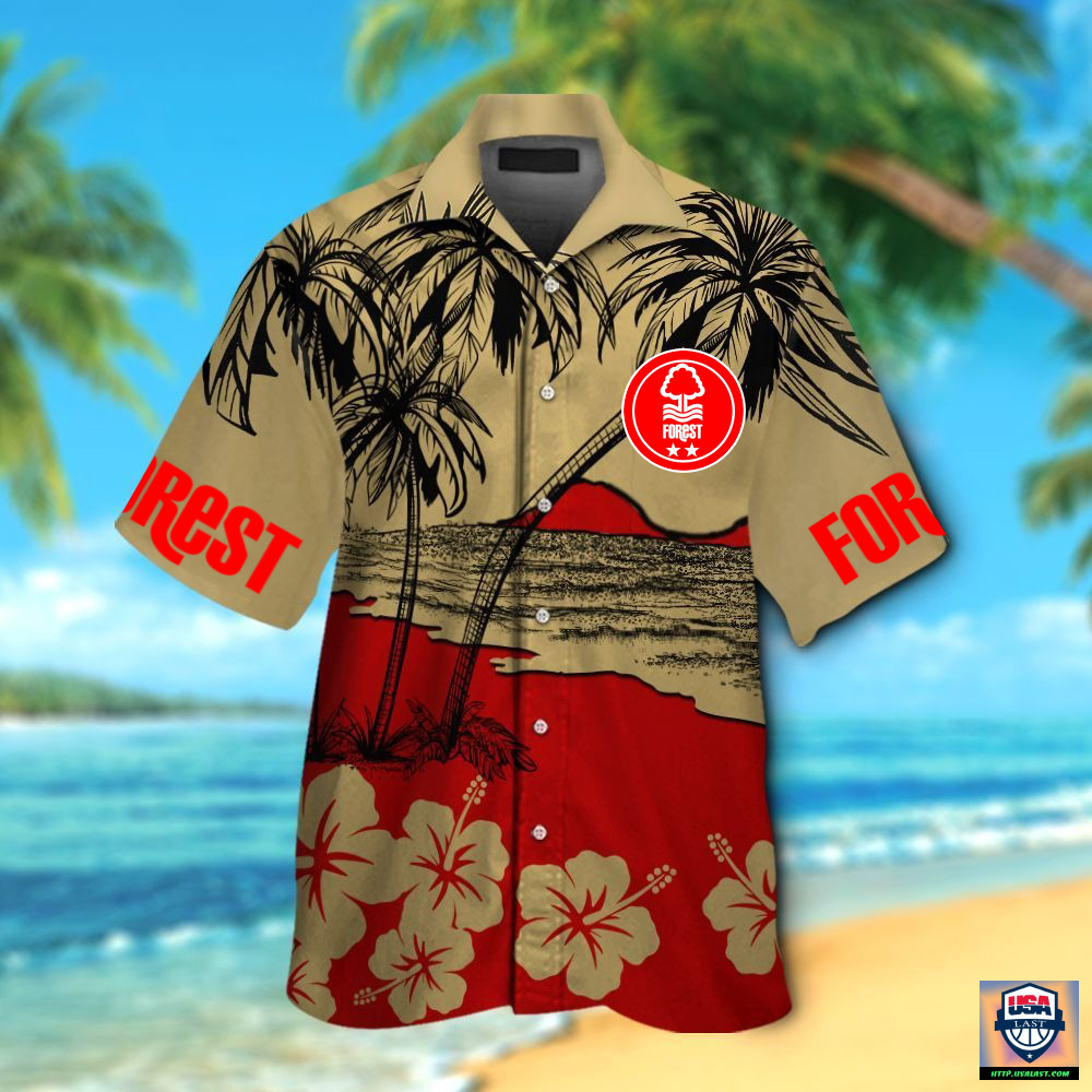 Nottingham Forest FC Hibiscus Hawaiian Shirt – Hothot