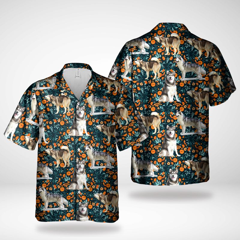Alaskan Malamute Dog Lover Hawaiian Shirt – Hothot