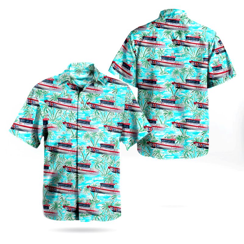 Norwegian Society for Sea Rescue Redningsselskapet Vessel Hawaiian Shirt – Hothot