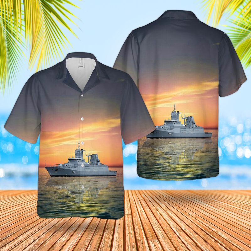 Deutsche Marine Baden-Wurttemberg F222 Hawaiian Shirt – Hothot