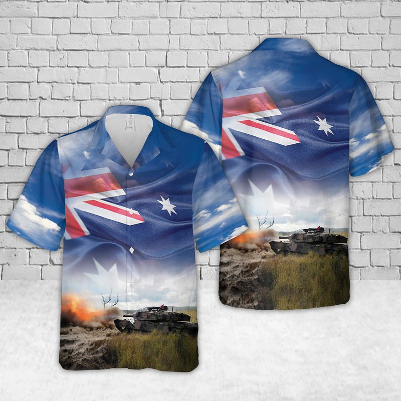 Australian Army M1 Abrams Tank Australia Day Hawaiian Shirt – Hothot