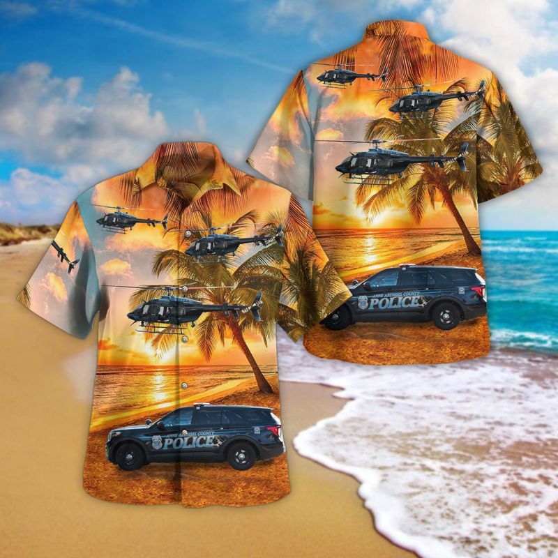 Anne Arundel County Sheriff Vehicles Hawaiian Shirt – Hothot