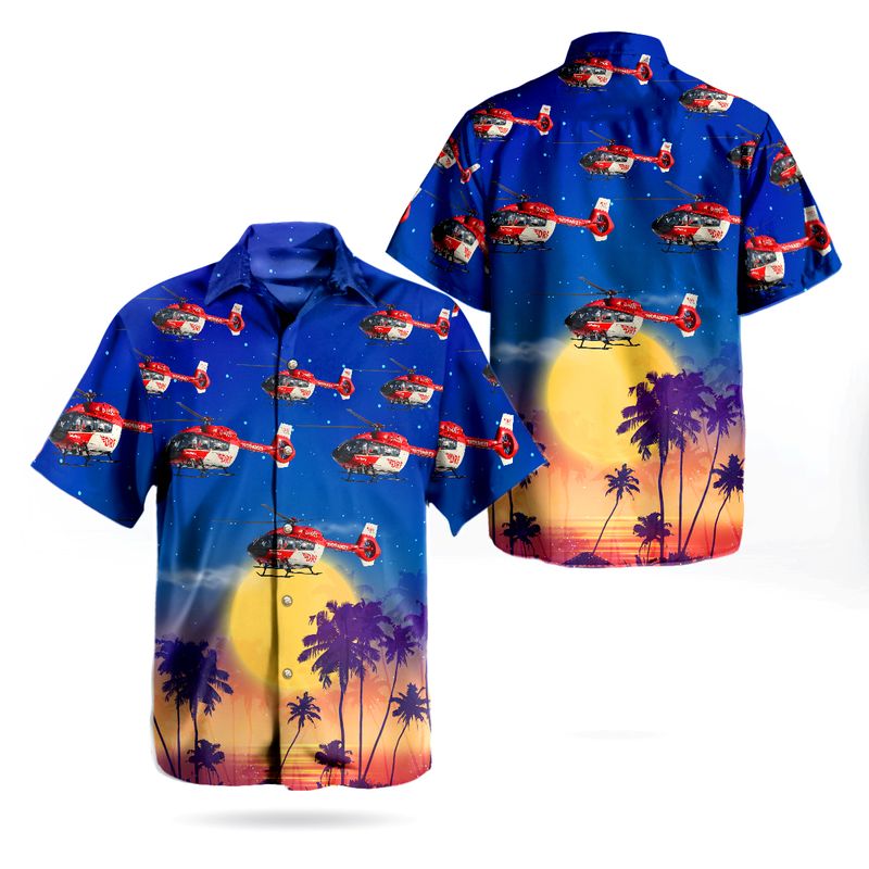 DRF Luftrettung Airbus Helicopters H145 Hawaiian Shirt – Hothot