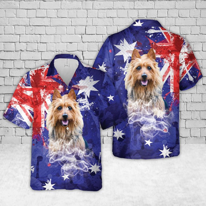 Australian Terrier Australia Day Hawaiian Shirt – Hothot
