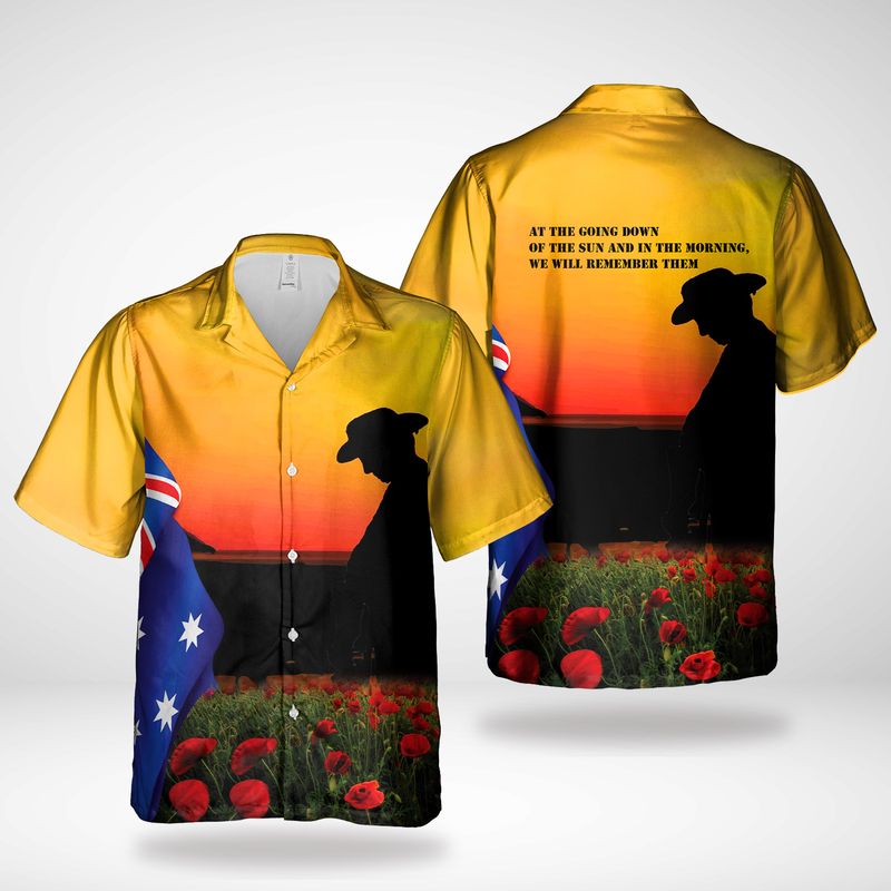 Australia ANZAC Day ANZAC Bridge We Will Remember Them Hawaiian Shirt – Hothot