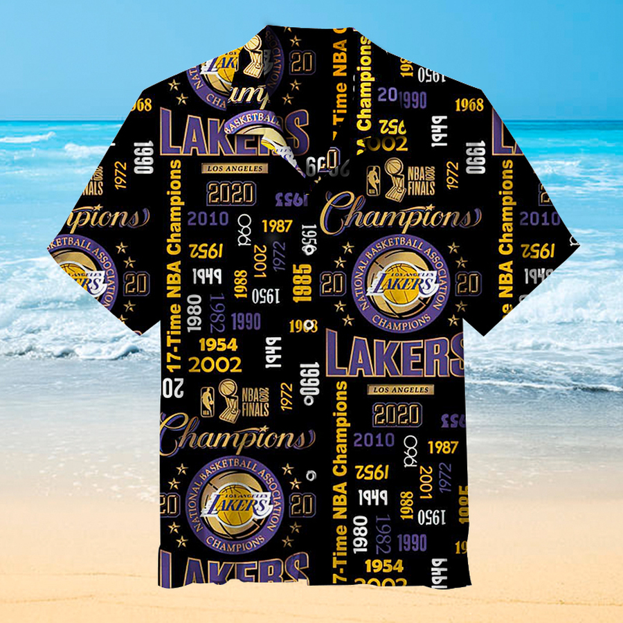Los Angeles Lakers Vintage Hawaiian Shirt 3D All Over Print Men Women Unisex Model 471 – Hothot
