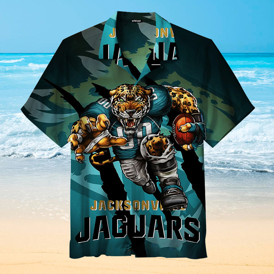Jacksonville Jaguar Wild Hawaiian Shirt 3D All Over Print Men Women Unisex Model 91 – Hothot