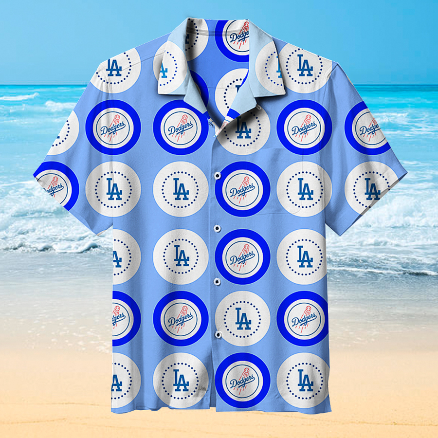 Los Angeles Dodgers Hawaiian Short Sleeve Shirt 3D All Over Print Men Women Unisex Model 346 – Hothot