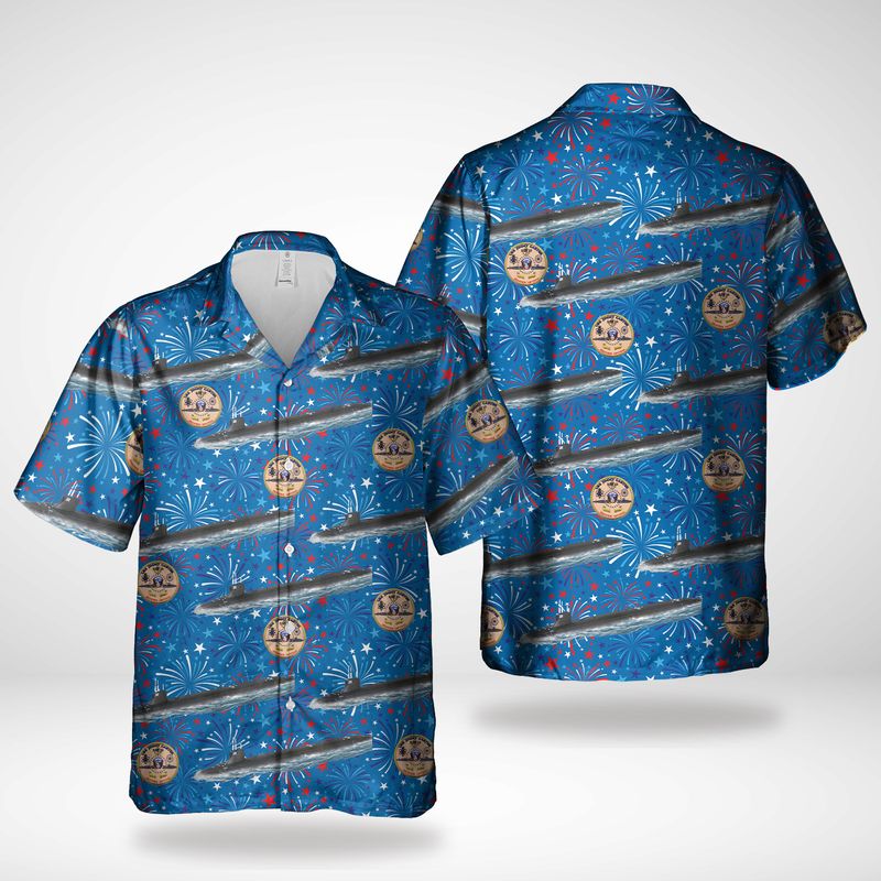 US Navy USS Jimmy Carter SSN-23 Presidents Day Hawaiian Shirt – Hothot