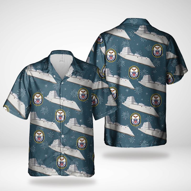 US Navy USS Lyndon B Johnson DDG-1002 Presidents Day Hawaiian Shirt – Hothot