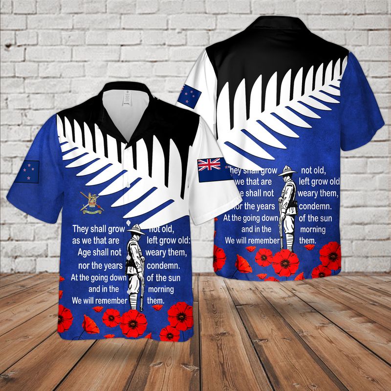 New Zealand ANZAC Day We Will Remember Them Shirt – Hothot