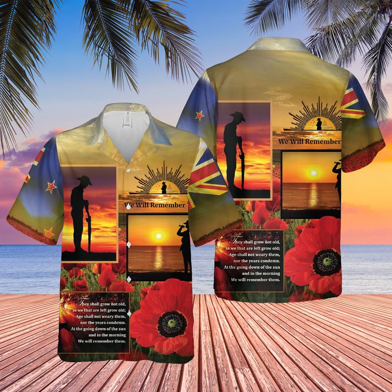 Australia Anzac We Will Remember Them Hawaiian Shirt – Hothot