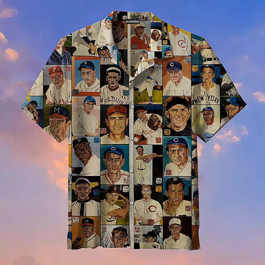 Baseball Greats Unisex Hawaiian Shirt 3D All Over Print Men Women Unisex Model 636 – Hothot