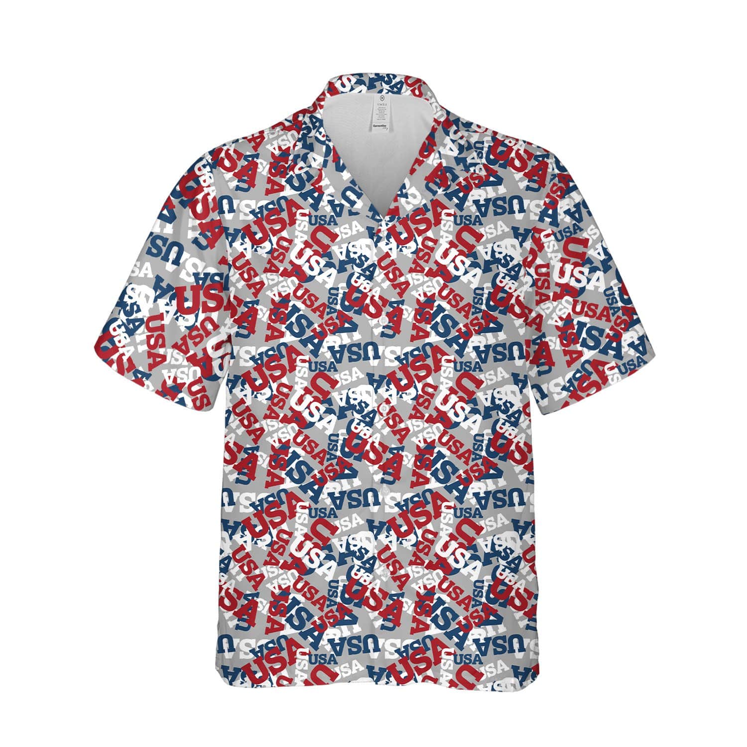 4th Of July Us Flag Usa Seamless Pattern Hawaiian Shirt For Men Women – Hothot