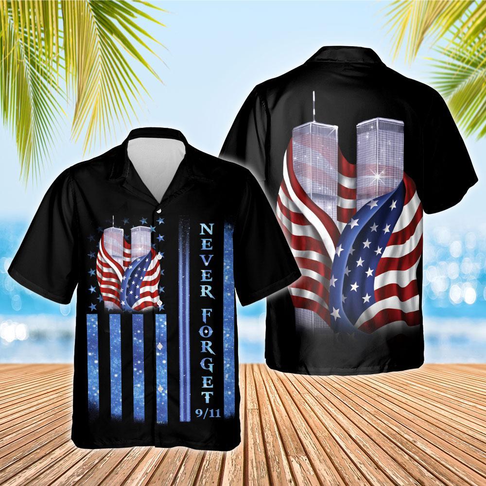 911 Never Forget Memorial Hawaiian Shirt For Men Women – Hothot