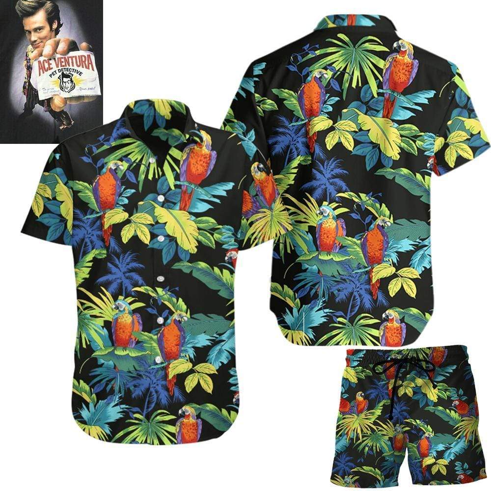 Ace Ventura Vibe Jim Carrey Hawaiian Aloha Shirt For Men Women – Hothot