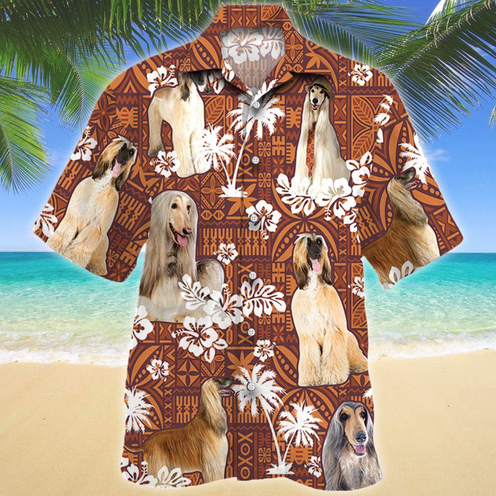 Afghan Hound Dog Hawaiian Shirt For Men Women – Hothot