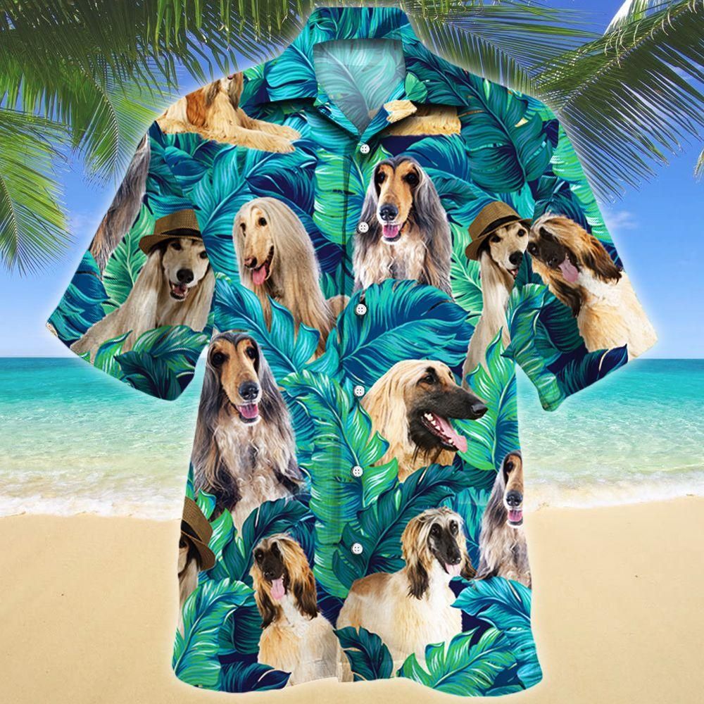 Afghan Hound Dog Lovers Hawaiian Shirt For Men Women – Hothot