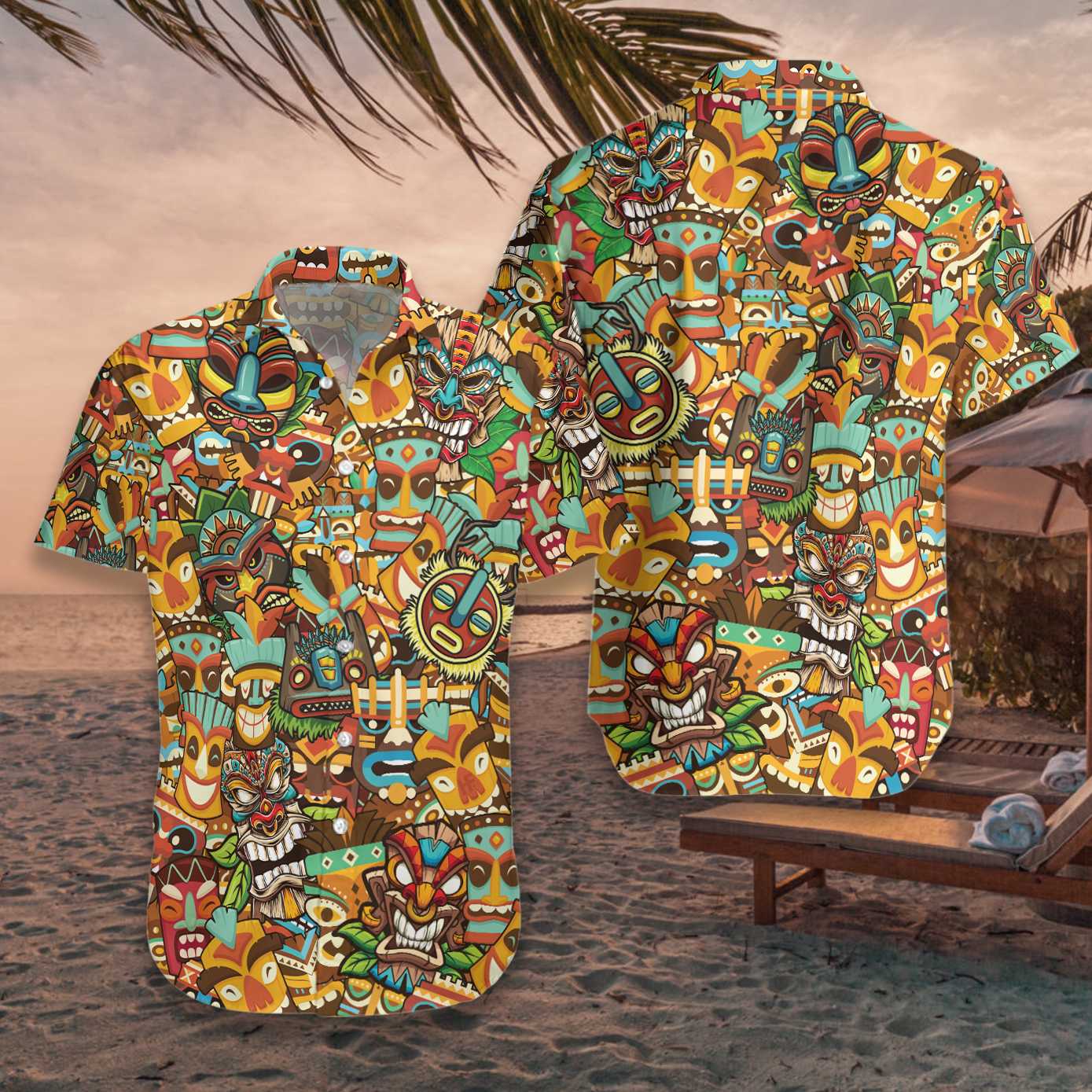 African Tiki Hawaiian Shirt For Men Women – Hothot