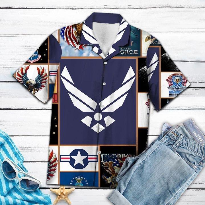 Air Force Hawaiian Shirt For Men Women – Hothot