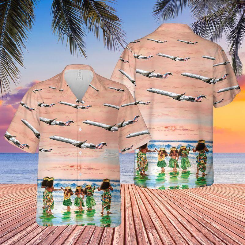 Airlines Bombardier Hawaiian Shirt For Men Women – Hothot