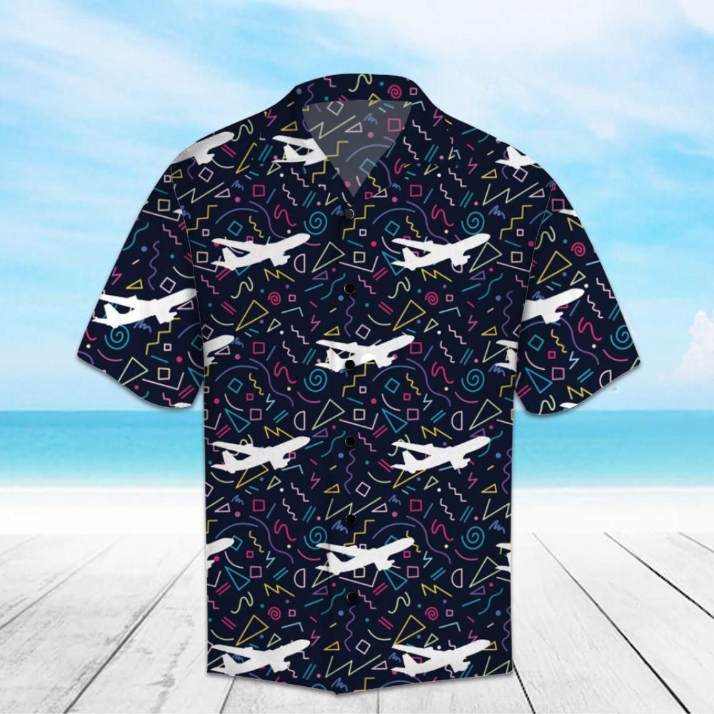 Airplane Multicolor Awesome Design Hawaiian Shirt For Men Women – Hothot