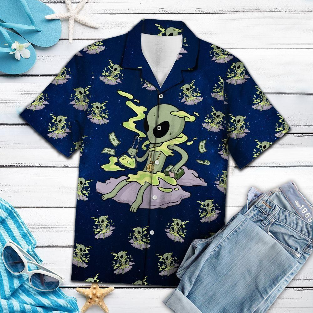 Alien Blue Amazing Design Hawaiian Shirt For Men Women – Hothot