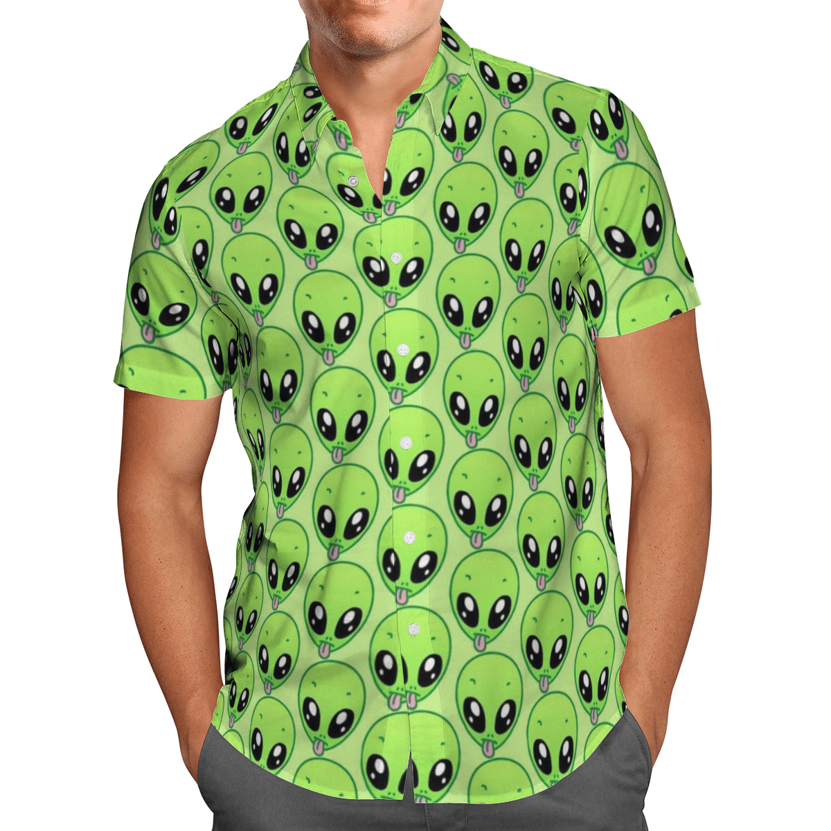 Alien Hawaiian Shirt For Men Women – Hothot