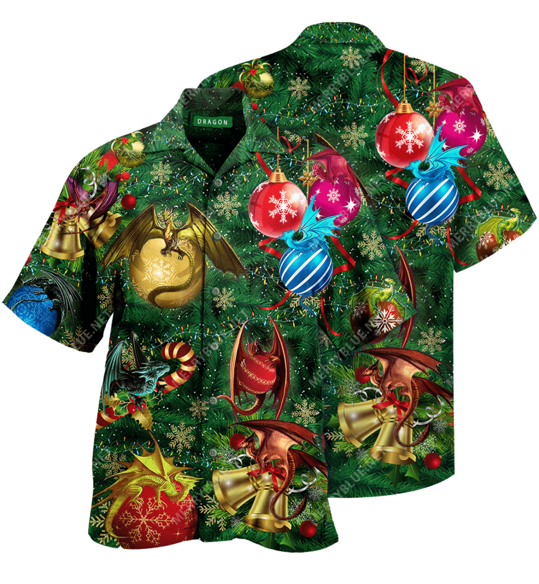 kurobase-all-i-want-for-christmas-is-a-dragon-hawaiian-shirt.png