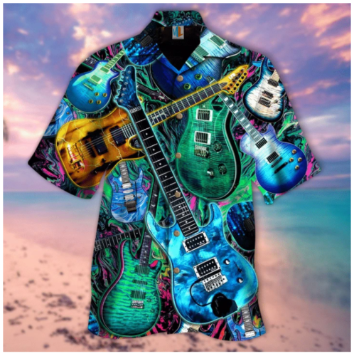 All I Want Is Guitar Hawaiian Shirt For Men Women – Hothot