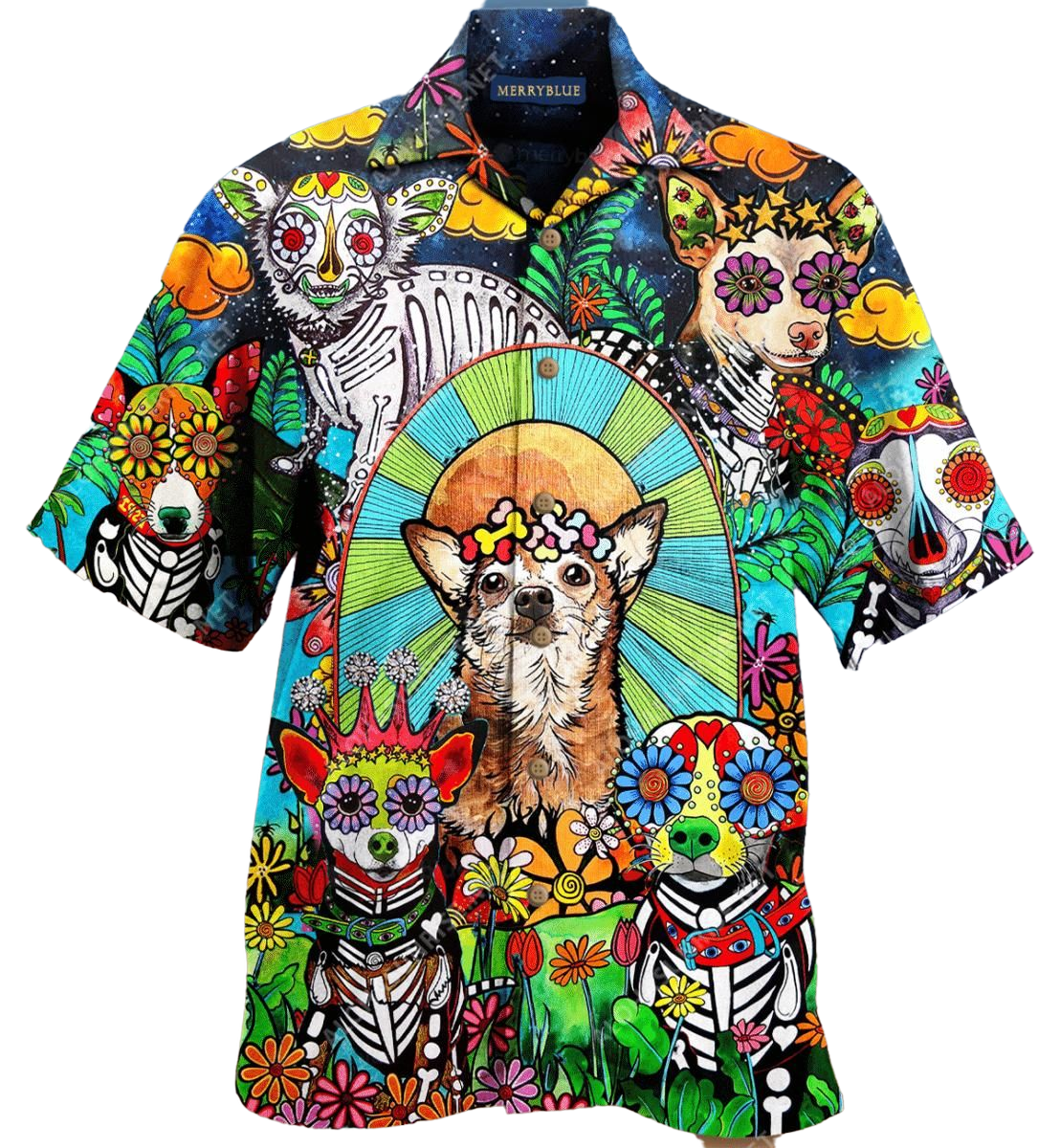 All You Need Is Love A Chihuahua Colorful Unique Design Hawaiian Shirt For Men Women – Hothot