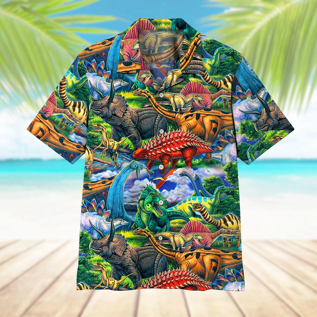 Aloha Dinosaur Hawaiian Shirt For Men Women – Hothot