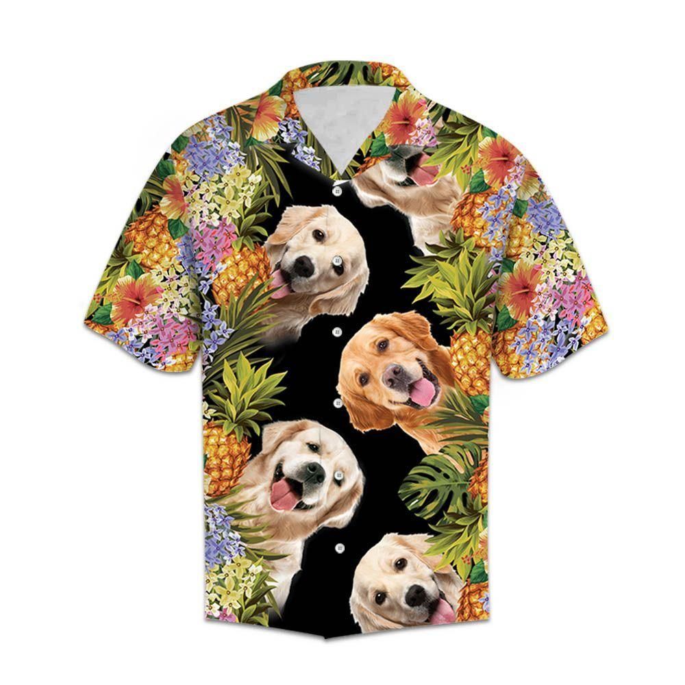 Aloha Golden Retriever Colorful Nice Design Hawaiian Shirt For Men Women – Hothot