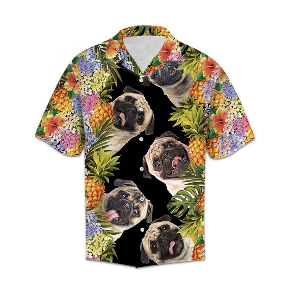 Aloha Pug Colorful Amazing Design Hawaiian Shirt For Men Women – Hothot