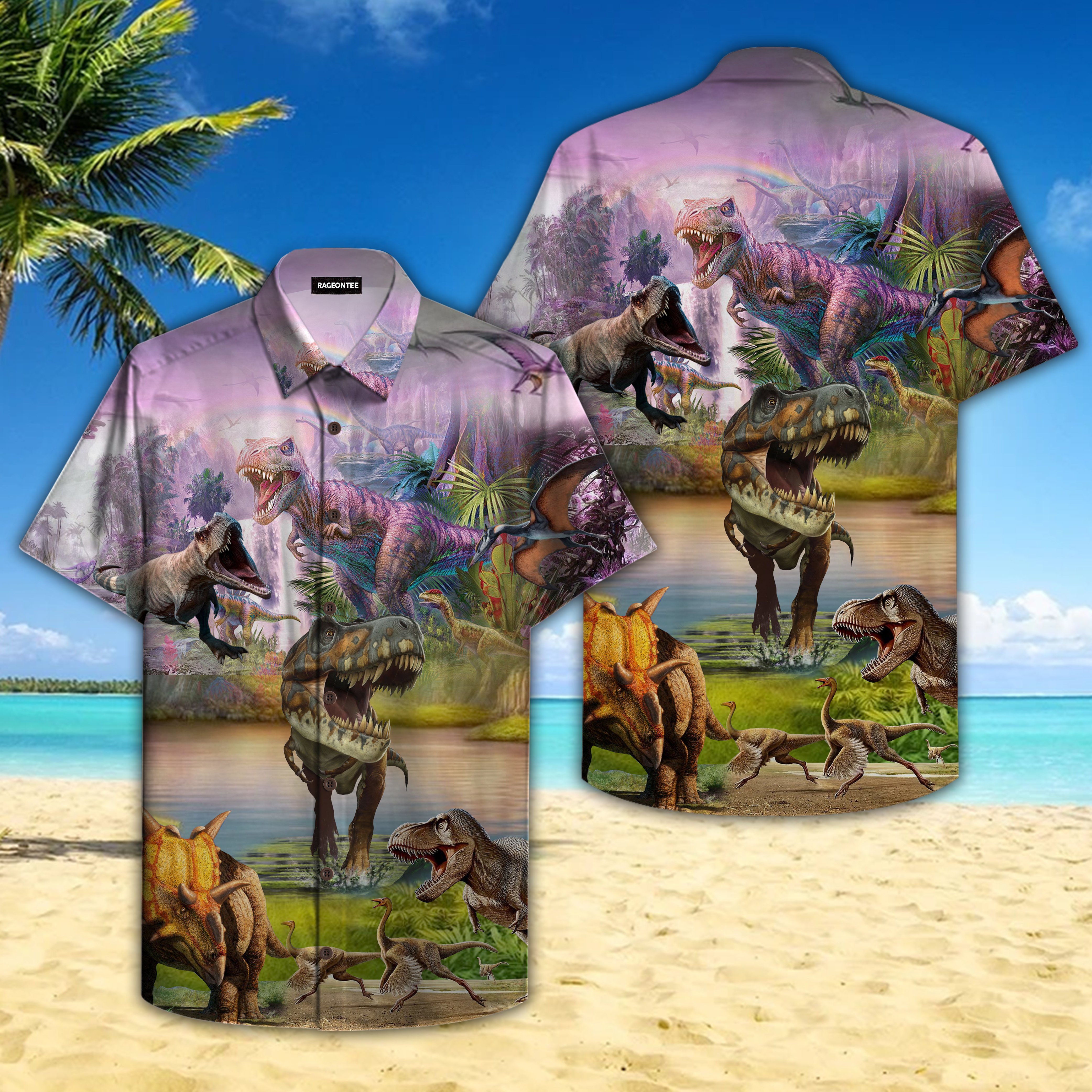 Always Be Dinosaur Hawaiian Shirt For Men Women – Hothot