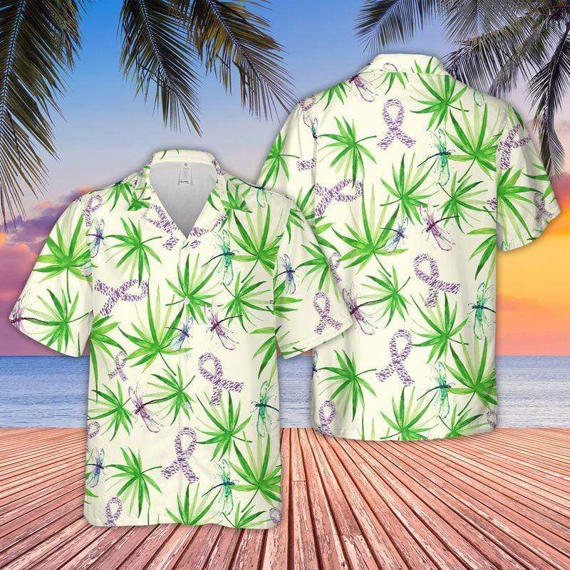 Alzheimers Awareness Ribbon Hawaiian Aloha Shirt For Men Women – Hothot