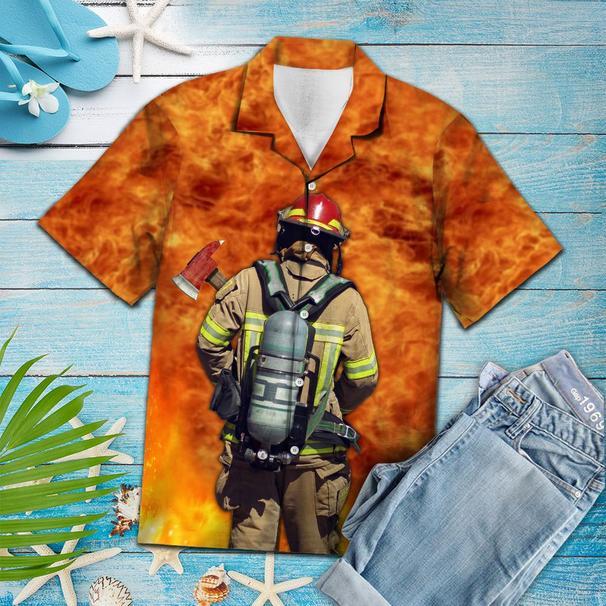 Amazing Firefighter Hawaiian Shirt For Men Women – Hothot
