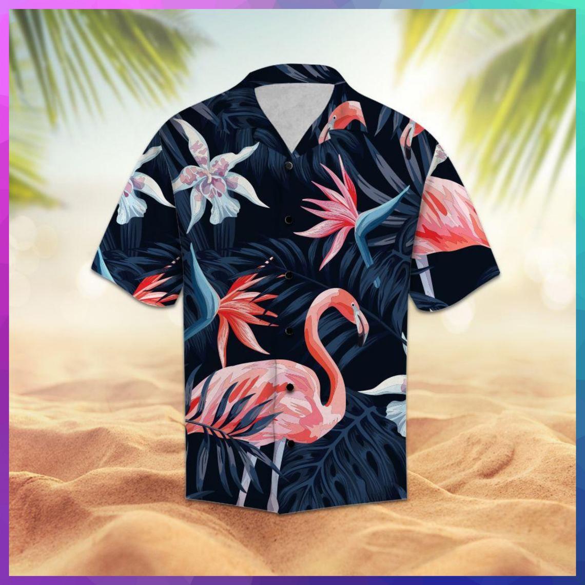Flamingo Hawaiian Shirt For Men Women – Hothot