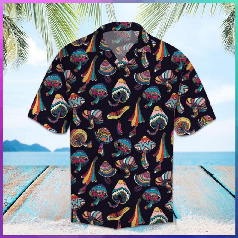 Mushroom Hawaiian Shirt For Men Women – Hothot
