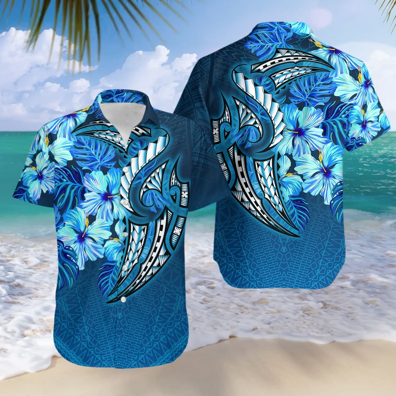Polynesian Hawaiian Shirt For Men Women – Hothot