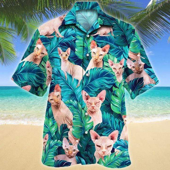 Sphynx Cat Hawaiian Aloha Shirt For Men Women – Hothot