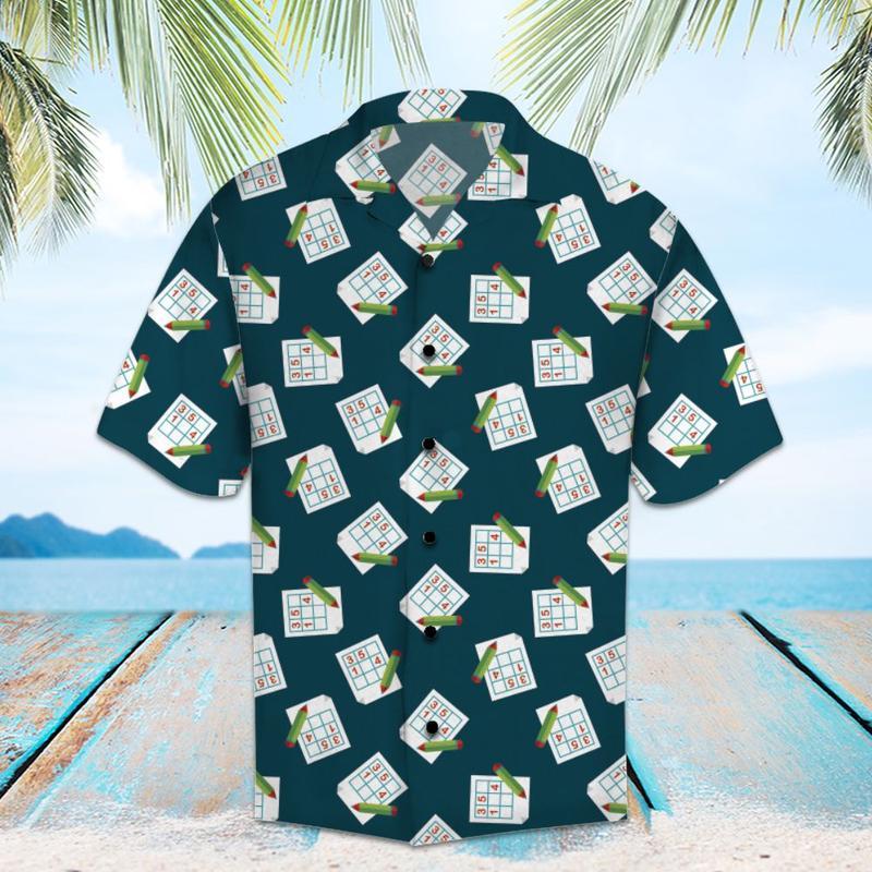 Sudoku Hawaiian Shirt For Men Women – Hothot