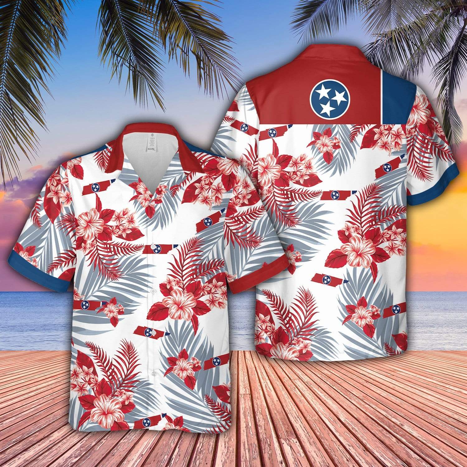 Tennessee Tropical Hawaiian Shirt For Men Women – Hothot