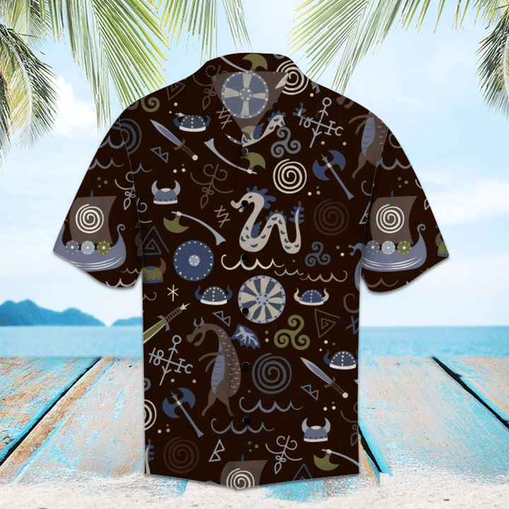 Viking Hawaiian Shirt For Men Women – Hothot
