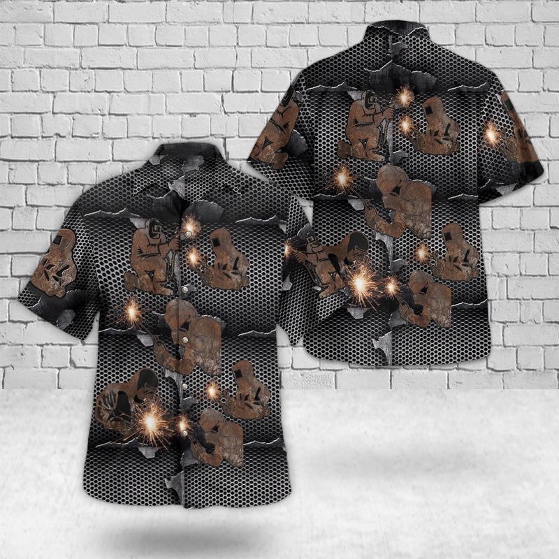Welder Welds Metal Hawaiian Shirt – Hothot