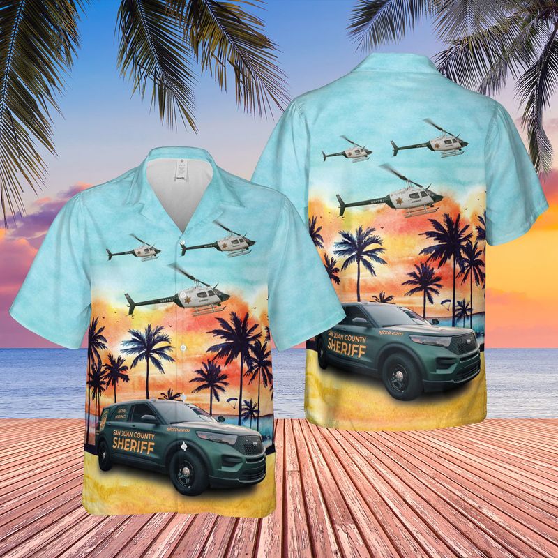 San Juan County Sheriffs Office NM Hawaiian Shirt – Hothot
