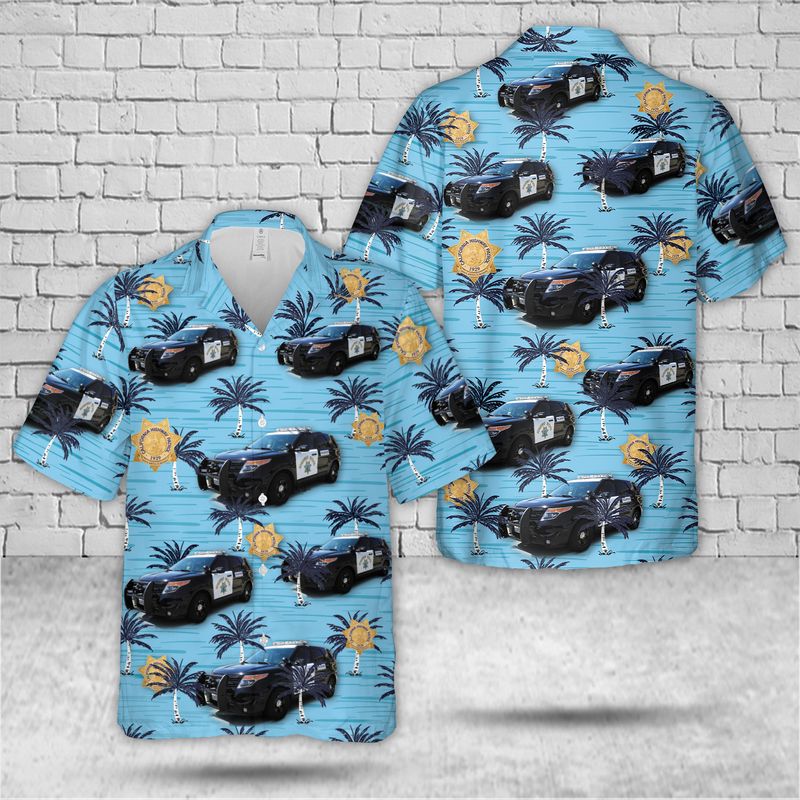 Custom Name California Highway Patrol Ford Explorer Hawaiian Shirt – Hothot