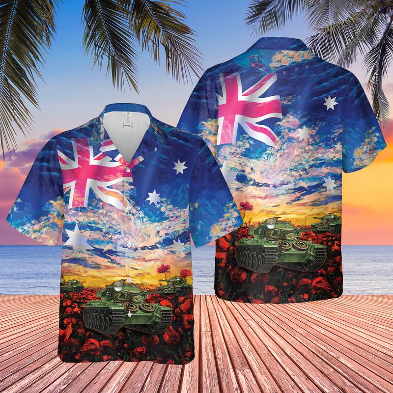 Remembering Vietnam War ANZACS Centurion Tank Hawaiian Shirt – Hothot