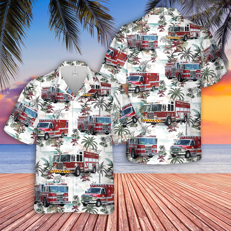 Scott Township Fire District Hawaiian Shirt – Hothot